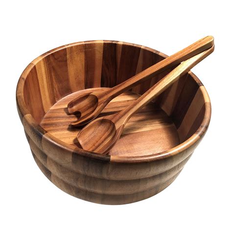 extra large wood salad bowls.